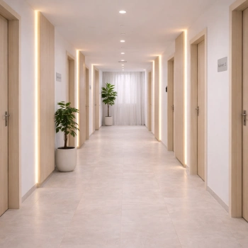 коридор клиники